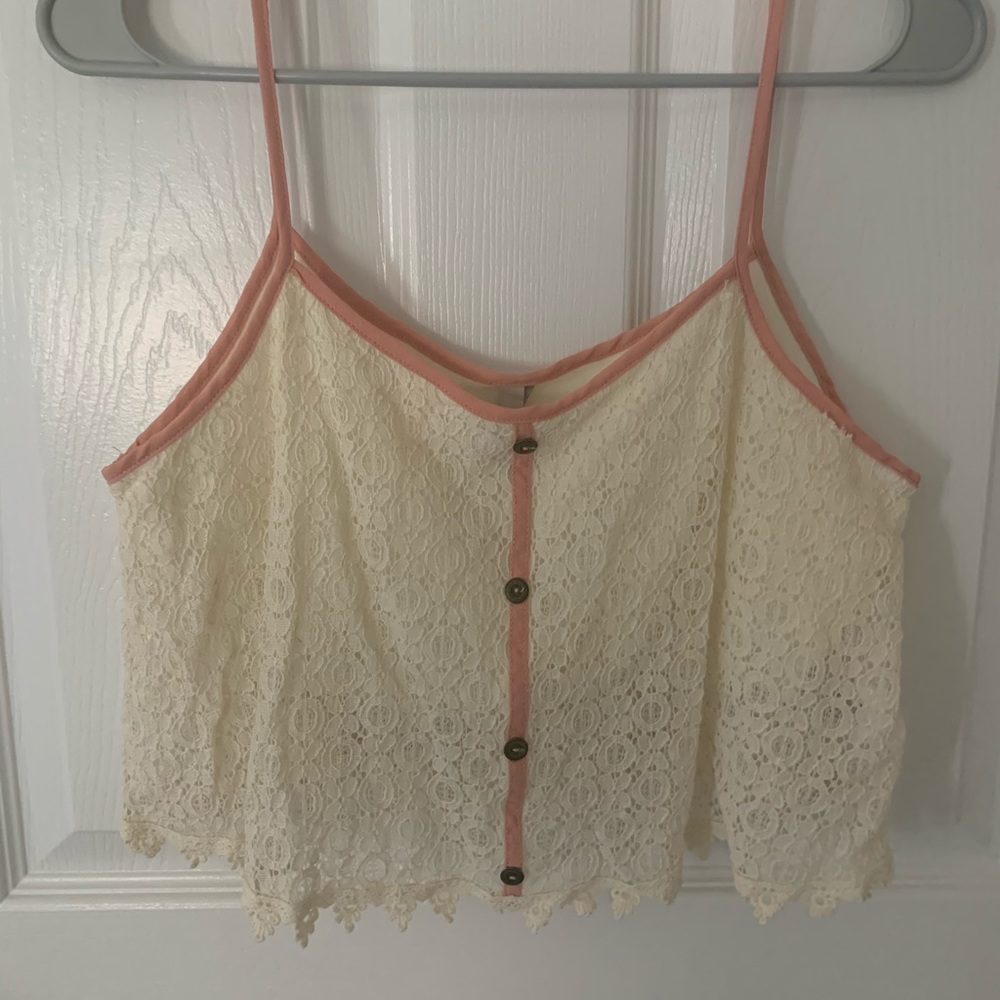 Flowy Lace Crop Top